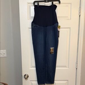 Maternity Jeans - Navy celebrity pink
